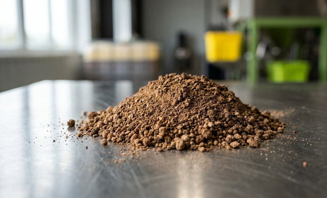 Fertilizante orgânico seco produzido pelo ECOLIFE®